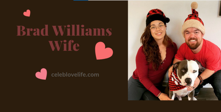 An infographic on Brad Williams Wife